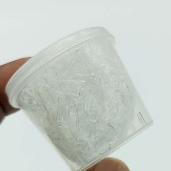 cristaux de menthe